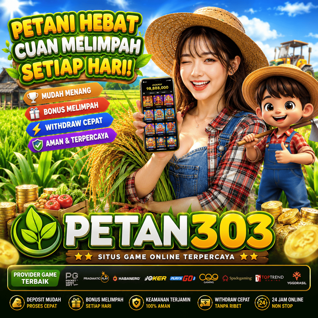 PETANI303 | Media Zona Rekreasi Interaktif Pilihan Terbaik